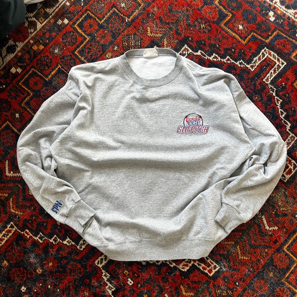 Heather Grey COORS LIGHT Crew